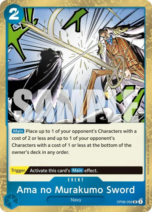Ama no Murakumo Sword - Pirate Foil