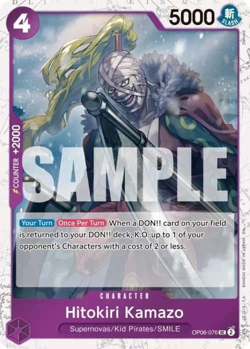 Hitokiri Kamazo - Pirate Foil