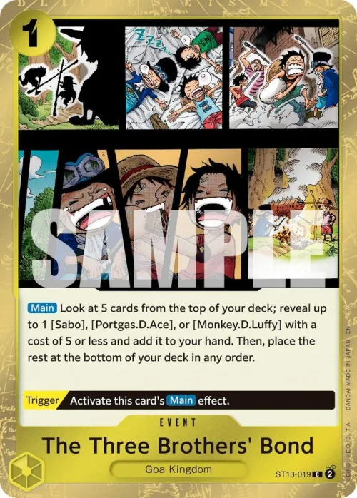 The Three Brothers' Bond - Pirate Foil