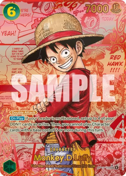 Monkey.D.Luffy - Red Super Alternate Art