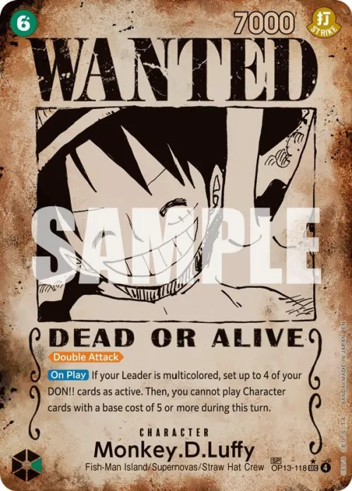 Monkey.D.Luffy - Wanted Poster