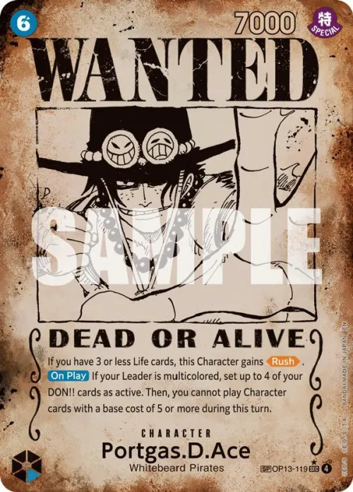 Portgas.D.Ace - Wanted Poster