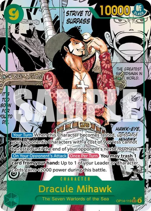 Dracule Mihawk - Manga