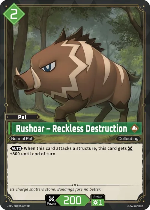 Rushoar - Reckless Destruction - SR