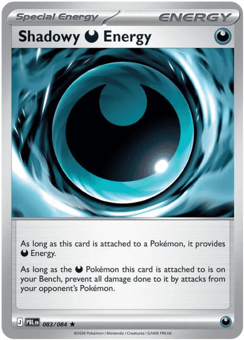 Shadowy Darkness Energy - Reverse Holo