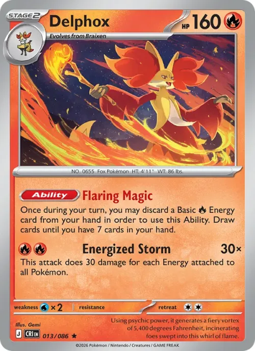 Delphox - Holo