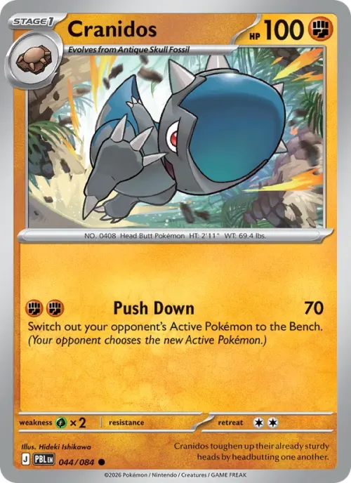 Cranidos - Reverse Holo