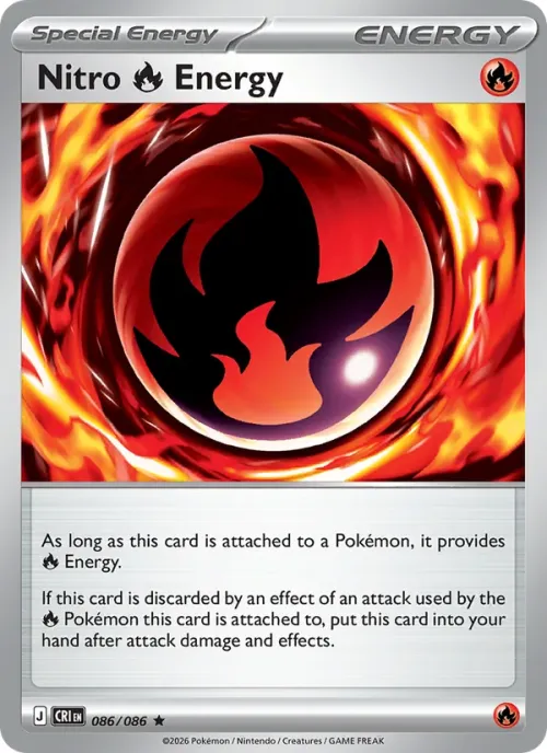 Nitro Fire Energy - Reverse Holo