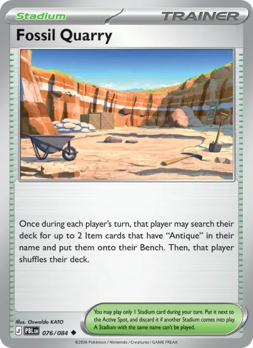 Fossil Quarry - Reverse Holo