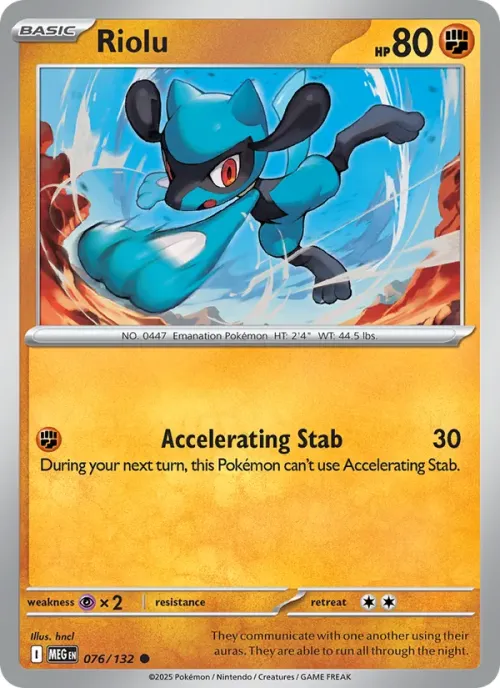 Riolu - Reverse Holo