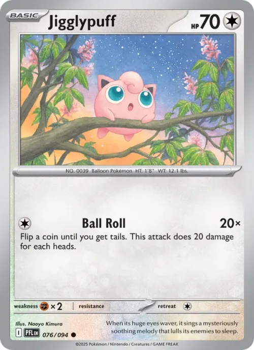 Jigglypuff - Reverse Holo