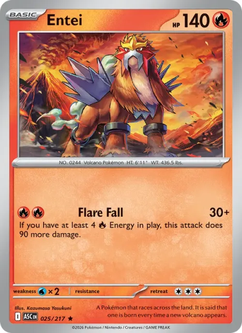 Entei - Energy Symbol Pattern