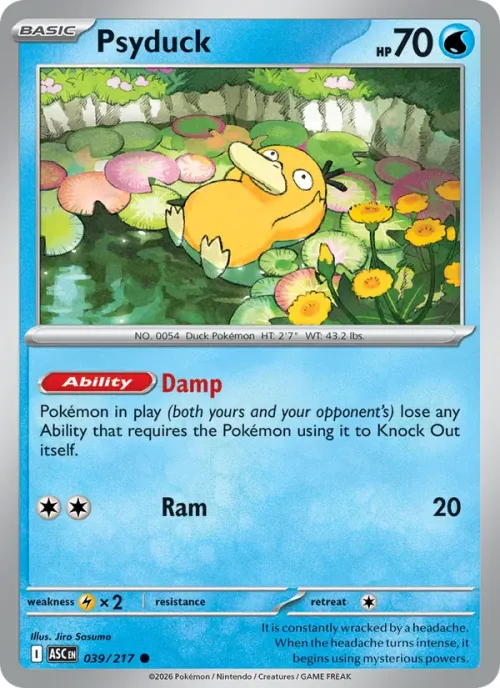 Psyduck - Energy Symbol Pattern