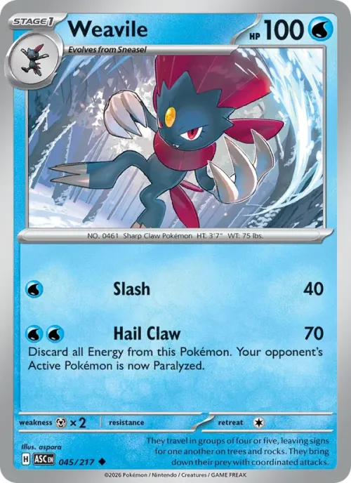 Weavile - Energy Symbol Pattern