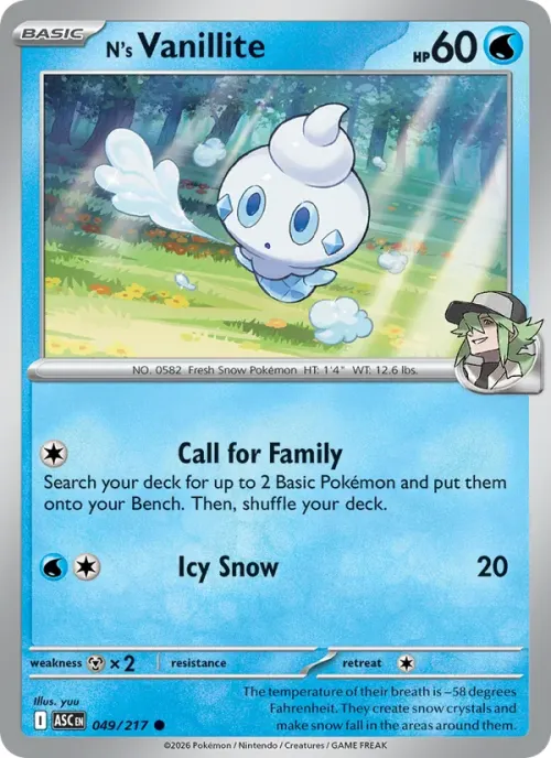 N's Vanillite - Energy Symbol Pattern