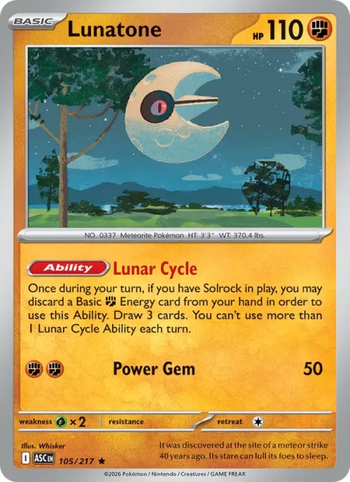 Lunatone - Holo