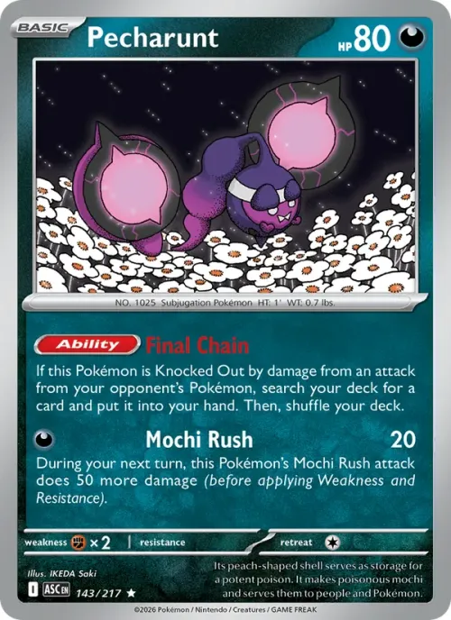 Pecharunt - Energy Symbol Pattern