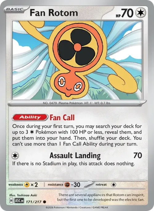 Fan Rotom - Dusk Ball