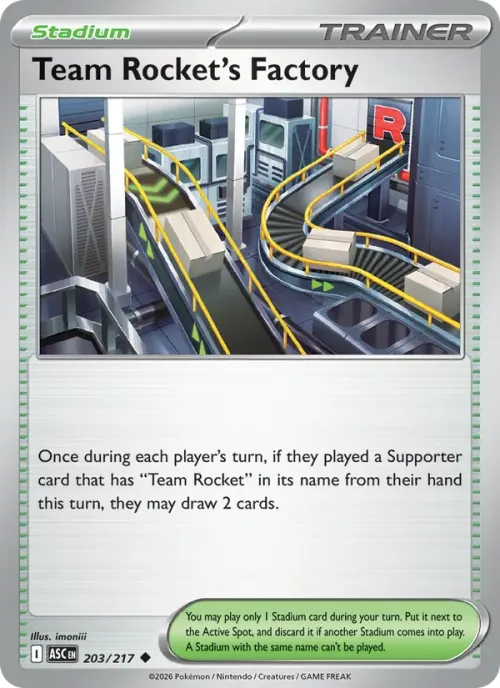 Team Rocket's Factory - Reverse Holo