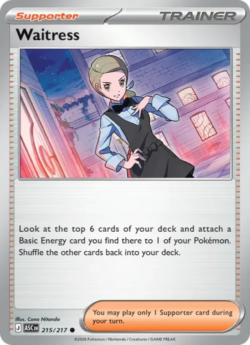 Waitress - Reverse Holo