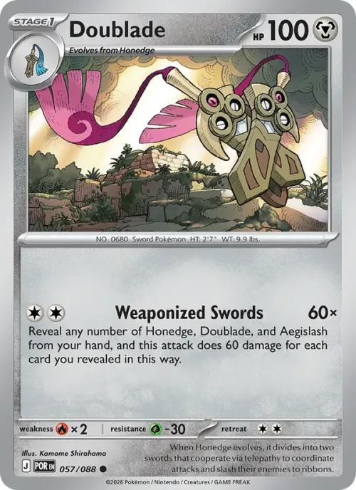 Doublade - Reverse Holo