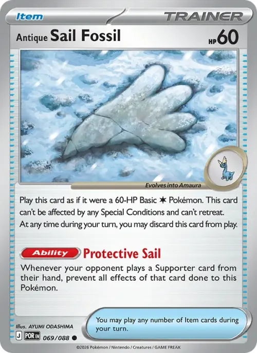 Antique Sail Fossil