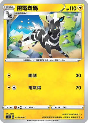 雷電斑馬
