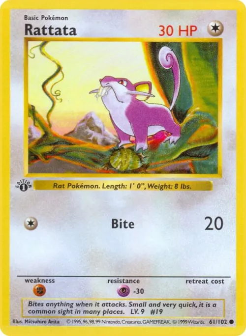Rattata - 1st Edition