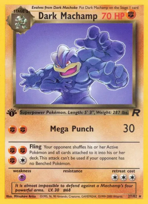 Dark Machamp (27) - 1st Edition