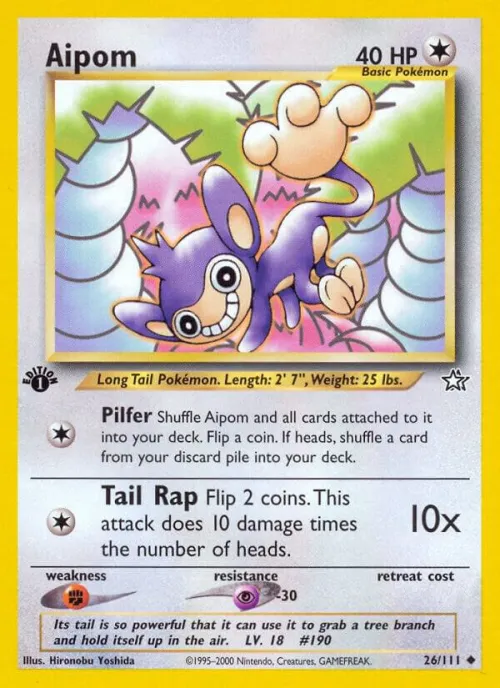 Aipom - 1st Edition