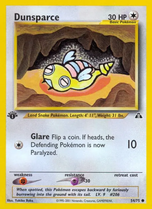 Dunsparce - 1st Edition