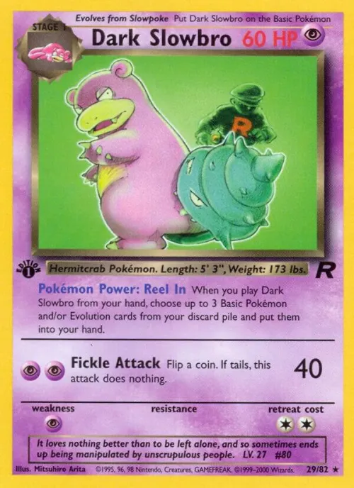 Dark Slowbro (29) - 1st Edition