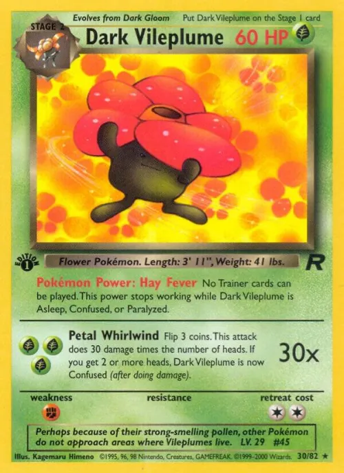 Dark Vileplume (30) - Unlimited
