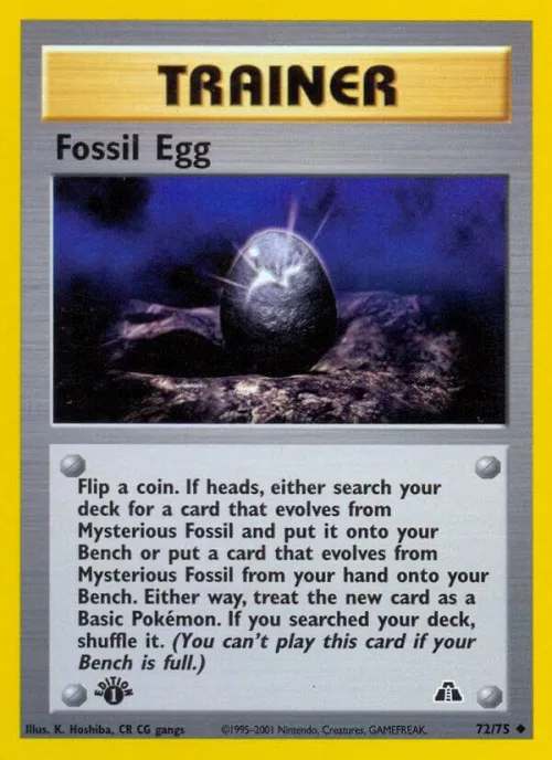 Fossil Egg - 1st Edition