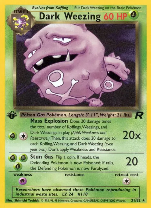 Dark Weezing (31) - 1st Edition