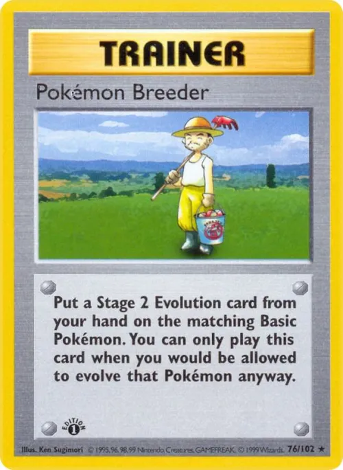 Pokemon Breeder - 1st Edition
