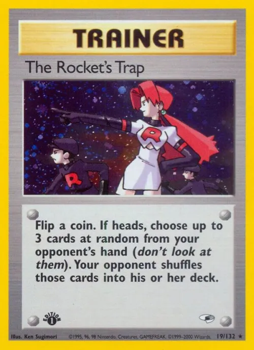The Rocket's Trap - 1st Edition Holo