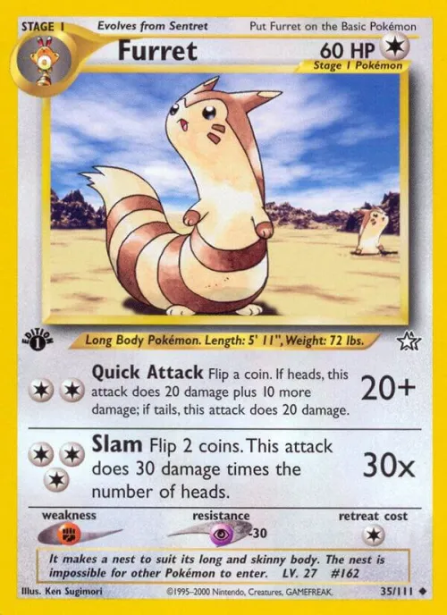 Furret - 1st Edition