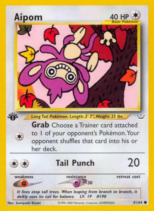 Aipom - 1st Edition