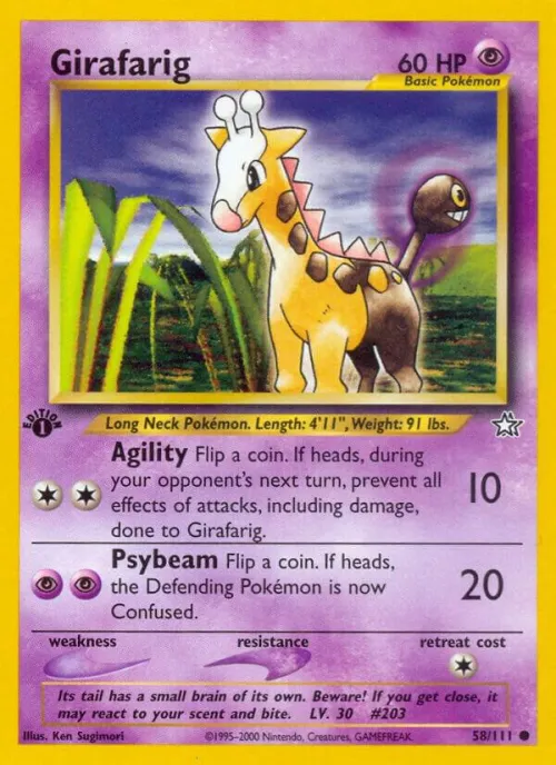 Girafarig - 1st Edition