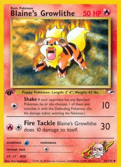 Blaine's Growlithe (35) - Unlimited