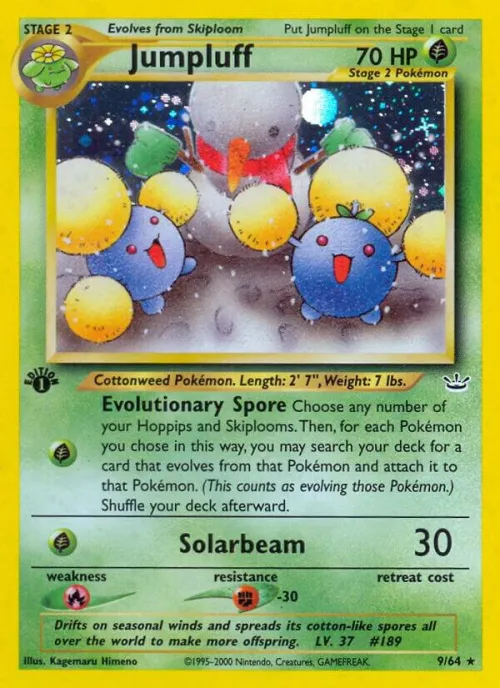 Jumpluff - 1st Edition Holo
