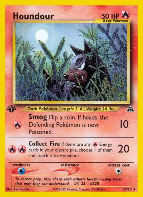Houndour (24) - 1st Edition
