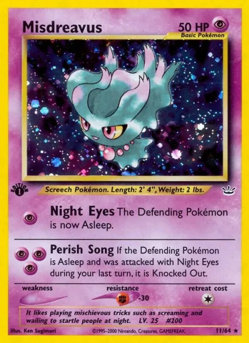 Misdreavus - 1st Edition Holo