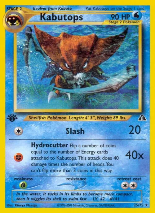 Kabutops (25) - 1st Edition