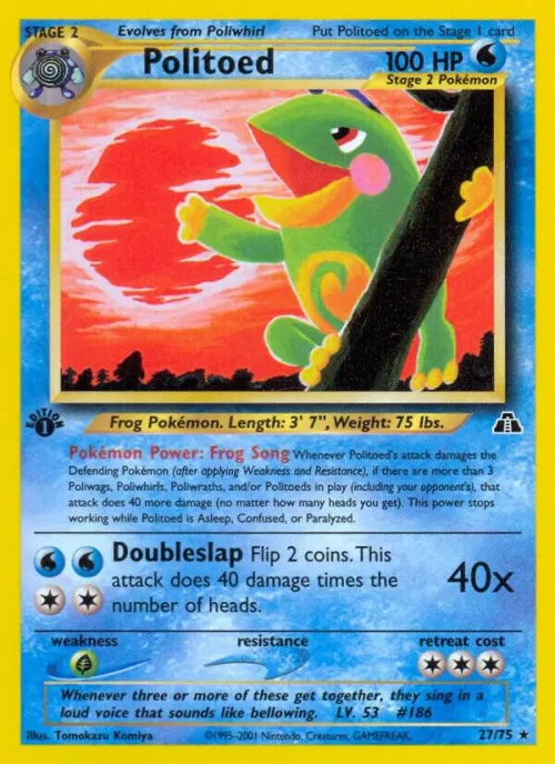 Politoed (27) - 1st Edition