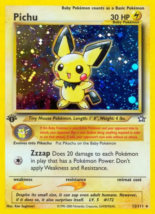 Pichu - 1st Edition Holo