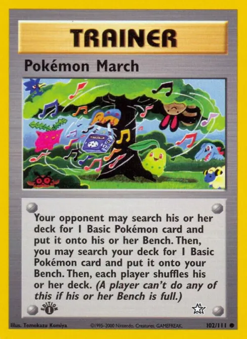 Pokemon March - 1st Edition