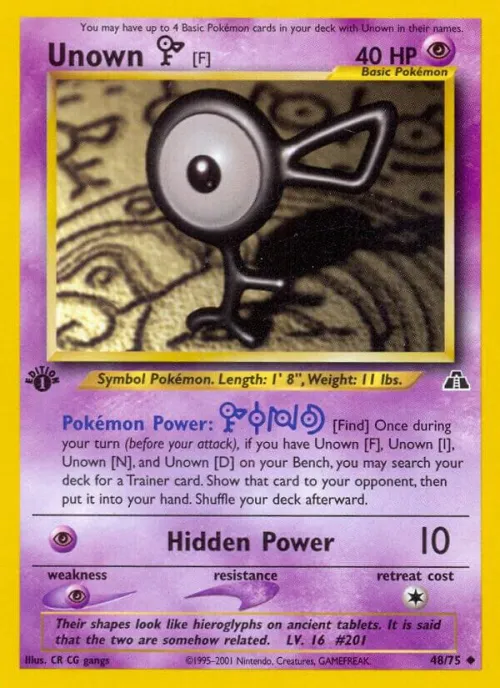 Unown [F] - Unlimited