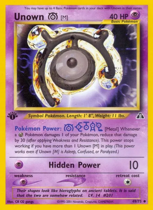 Unown [M] - 1st Edition